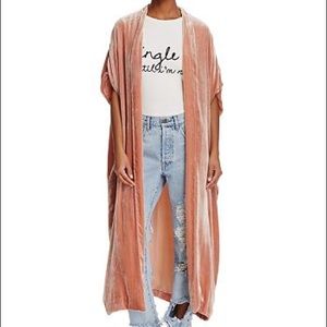 Alice + Olivia Jordana Velvet Duster XS/S